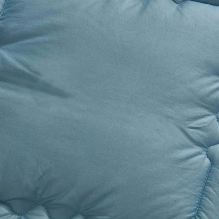 91家纺网 家纺一手货源 找家纺 啊雅家居 2025新款柔赛丝保暖立体羽丝绒冬被 水蓝色