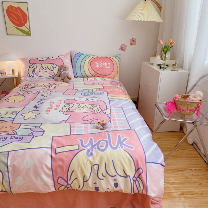 91家纺网 家纺一手货源 找家纺 （总）星期八 2020原创设计师款牛奶绒四件套