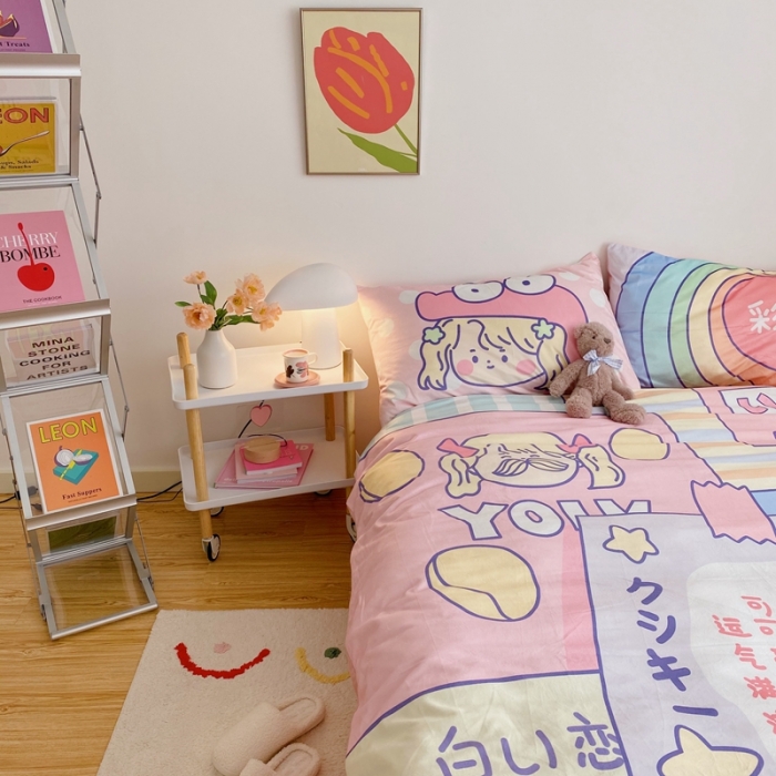 91家纺网 家纺一手货源 找家纺 （总）星期八 2020原创设计师款牛奶绒四件套