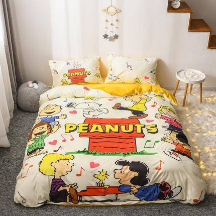 91家纺网 家纺一手货源 找家纺 【91特价】十九色 高克重宝宝绒数码印花四件套