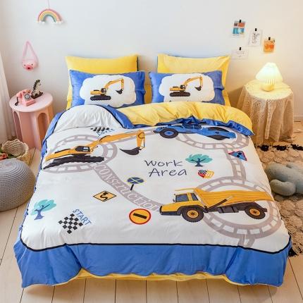 91家纺网 家纺一手货源 找家纺 【91特价】十九色 高克重宝宝绒数码印花四件套