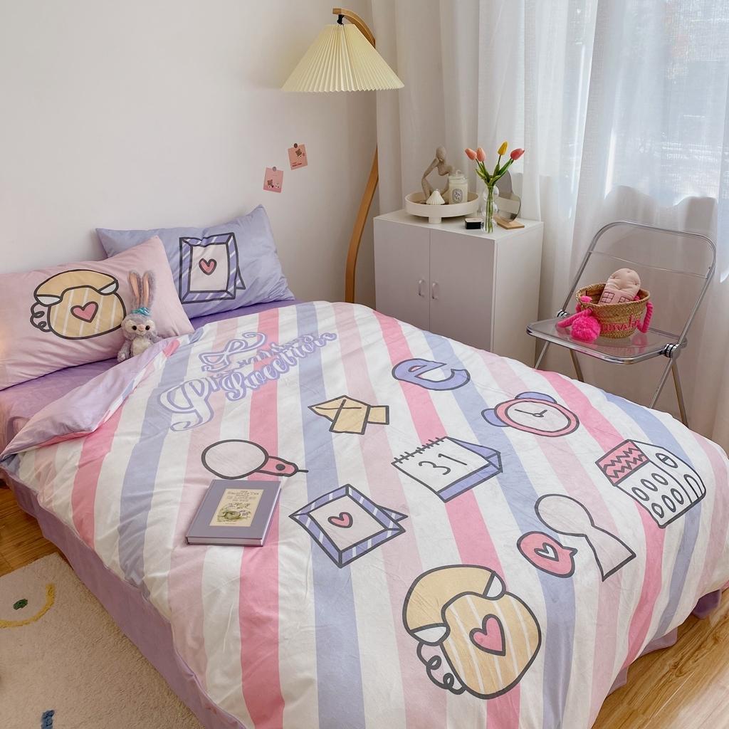 91家纺网 家纺一手货源 找家纺 星期八 2020原创设计师款牛奶绒四件套 梦幻日历