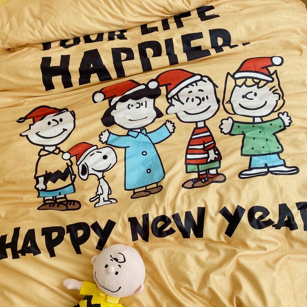 91家纺网 家纺一手货源 找家纺 星期八 2020原创设计师款牛奶绒四件套 史努比