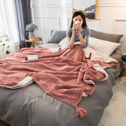 91家纺网 家纺一手货源 找家纺 （总）印季 2023新款多彩高密针织羊羔绒毛毯