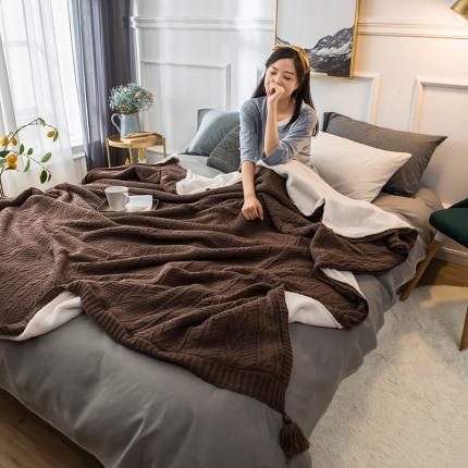 91家纺网 家纺一手货源 找家纺 （总）印季 2023新款多彩高密针织羊羔绒毛毯