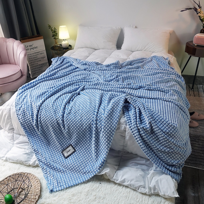 91家纺网 家纺一手货源 找家纺 （总）潮邦 2020新款加厚牛奶绒毯