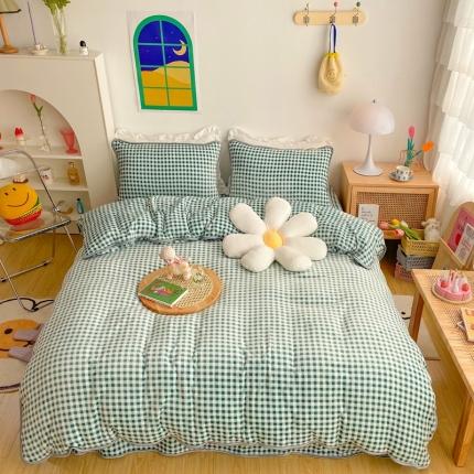 91家纺网 家纺一手货源 找家纺 （总）顾里 2020新款韩国ins高端保暖牛奶绒套件