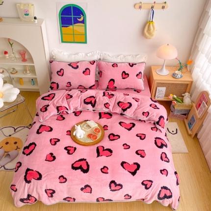 91家纺网 家纺一手货源 找家纺 （总）顾里 2020新款韩国ins高端保暖牛奶绒套件