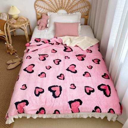 91家纺网 家纺一手货源 找家纺 （总）顾里2020新款ins网红少女心温暖牌羊羔绒毯