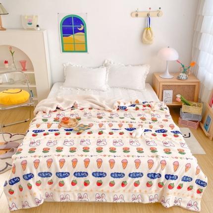 91家纺网 家纺一手货源 找家纺 （总）顾里2020新款ins网红少女心温暖牌羊羔绒毯