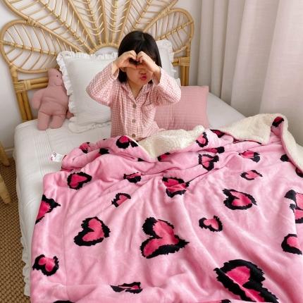 91家纺网 家纺一手货源 找家纺 （总）顾里2020新款ins网红少女心温暖牌羊羔绒毯