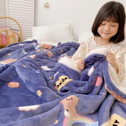 91家纺网 家纺一手货源 找家纺 （总）顾里2020新款ins网红少女心温暖牌羊羔绒毯