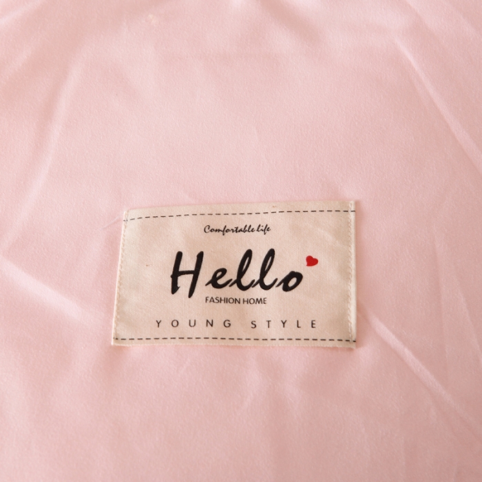 91家纺网 家纺一手货源 找家纺 德芙2020新款纯色整张棉高密磨毛亲肤被 粉玉色