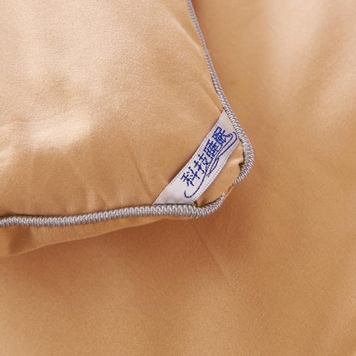 91家纺网 家纺一手货源 找家纺 德芙2020新款纯色整张棉高密磨毛亲肤被 古金色