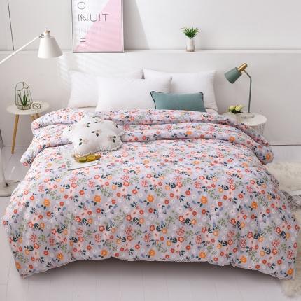 91家纺网 家纺一手货源 找家纺 德芙2020新款A类天竺棉针织被芯 五彩滩