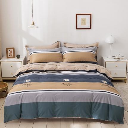 91家纺网 家纺一手货源 找家纺 （总）星期三 2020年秋冬新款全棉13372四件套（加老板微信有会员价）