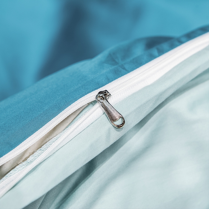 91家纺网 家纺一手货源 找家纺 骏腾 2022新款全棉羽毛绣花四件套 羽毛-宝兰+湖蓝