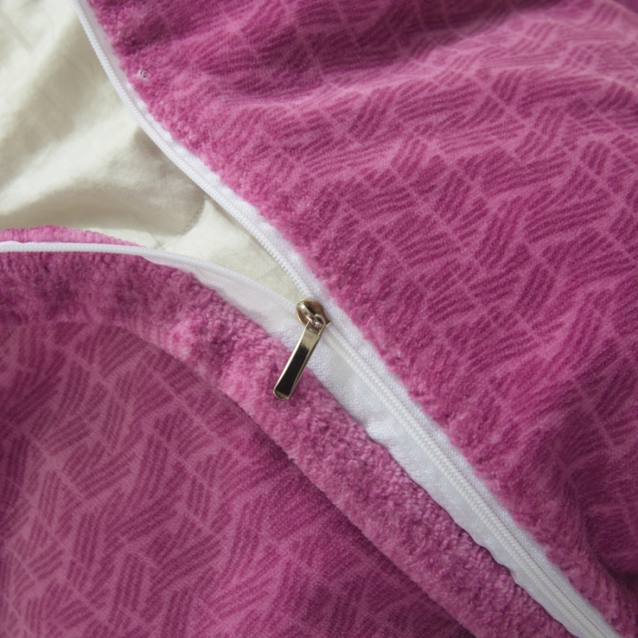 91家纺网 家纺一手货源 找家纺 兴美佳新款日式简约小清新提花牛奶绒四件套唯爱-胭脂粉