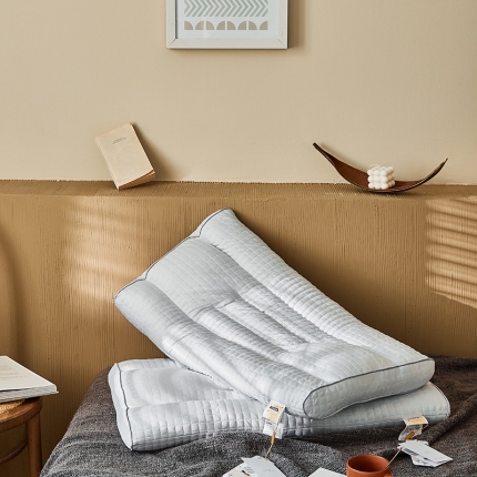 91家纺网 家纺一手货源 找家纺 微枕芯A类针织棉大豆纤维亲肤定型枕芯家用护颈枕单人高低枕头