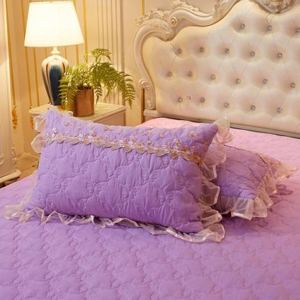 91家纺网 家纺一手货源 找家纺 （总）瑞宝 2025新款夹棉加厚磨毛床裙梦恋系列单枕套