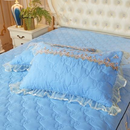 91家纺网 家纺一手货源 找家纺 （总）瑞宝 2025新款夹棉加厚磨毛床裙梦恋系列单枕套