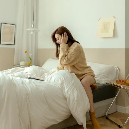 91家纺网 家纺一手货源 找家纺 （总）华超针织 2021新款针织纯色混搭四件套