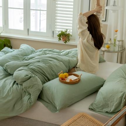 91家纺网 家纺一手货源 找家纺 （总）华超针织 2021新款针织纯色混搭四件套