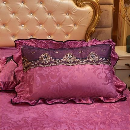 91家纺网 家纺一手货源 找家纺 （总）瑞宝 2025新款天鹅绒压花臻美系列单枕套