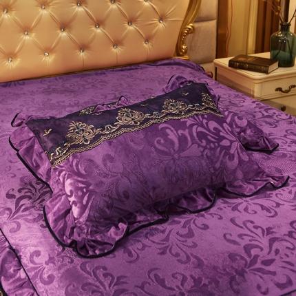 91家纺网 家纺一手货源 找家纺 （总）瑞宝 2025新款天鹅绒压花臻美系列单枕套