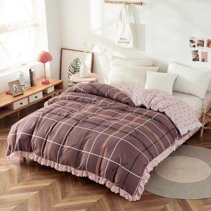 91家纺网 家纺一手货源 找家纺 （总）纽缦 2020新款加厚磨毛单被套