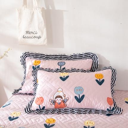 91家纺网 家纺一手货源 找家纺 （总）纽缦 2020新款加厚磨毛夹棉枕套/对