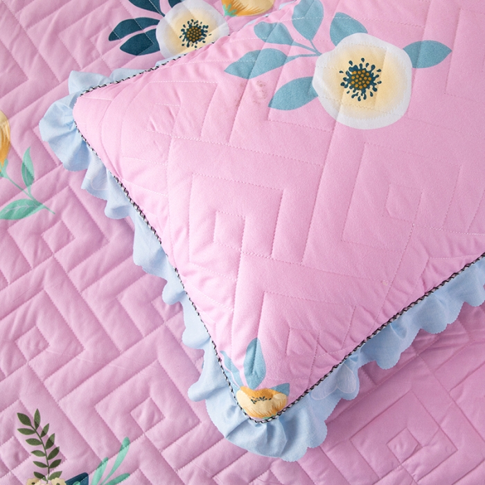 91家纺网 家纺一手货源 找家纺 （总）纽缦 2020新款加厚磨毛夹棉枕套/对