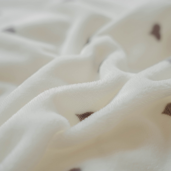 91家纺网 家纺一手货源 找家纺 狠狠爱 2020新款小清新牛奶绒四件套-小甜心 牛奶灰