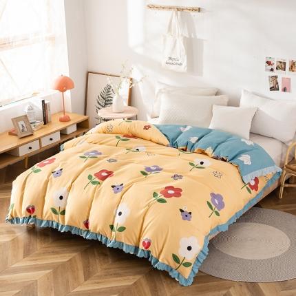 纽缦 2020新款加厚磨毛单被套 春风里