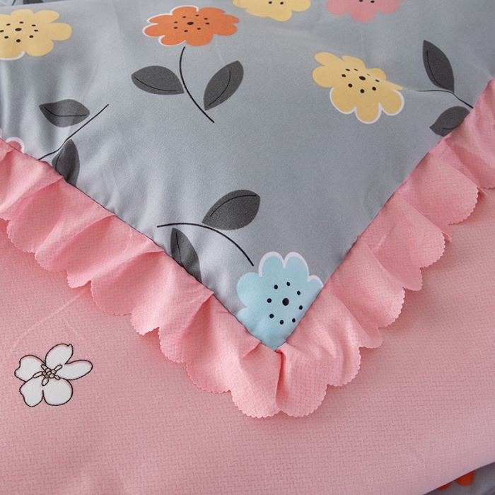 91家纺网 家纺一手货源 找家纺 纽缦 2020新款加厚磨毛单被套 豆蔻年华