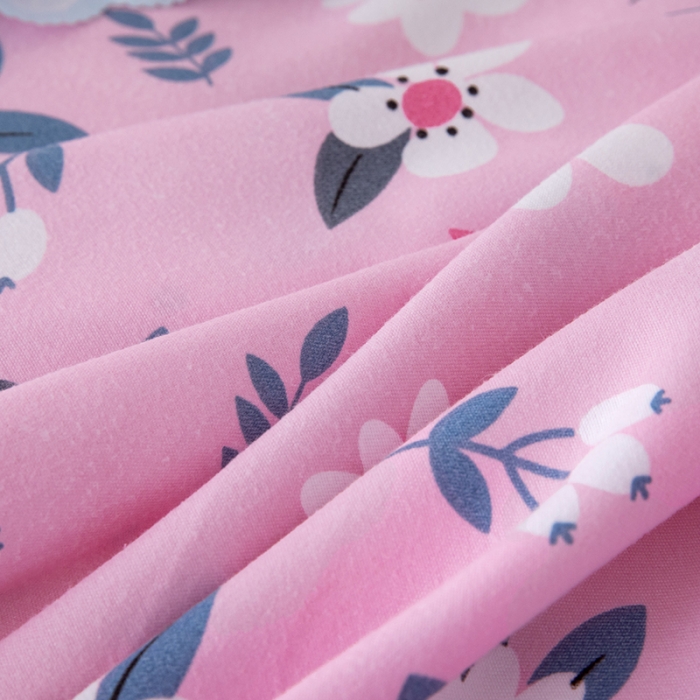 91家纺网 家纺一手货源 找家纺 纽缦 2020新款加厚磨毛单被套 漫漫花香