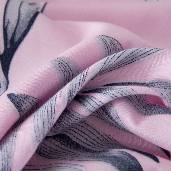 91家纺网 家纺一手货源 找家纺 纽缦 2020新款加厚磨毛单被套 梦幻花田粉