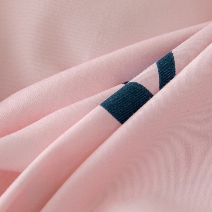 91家纺网 家纺一手货源 找家纺 纽缦 2020新款加厚磨毛单被套 梦想秀粉