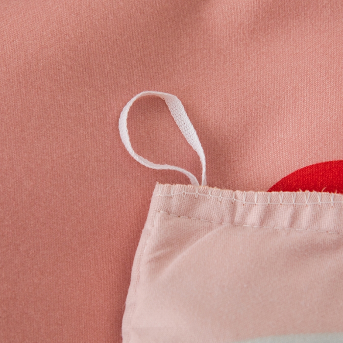 91家纺网 家纺一手货源 找家纺 纽缦 2020新款加厚磨毛单被套 甜甜爱粉