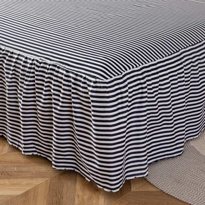 91家纺网 家纺一手货源 找家纺 纽缦 2020新款加厚磨毛床裙款四件套 梦想秀粉