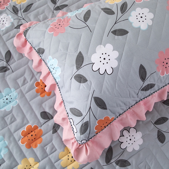 91家纺网 家纺一手货源 找家纺 纽缦 2020新款加厚磨毛夹棉枕套/对 豆蔻年华