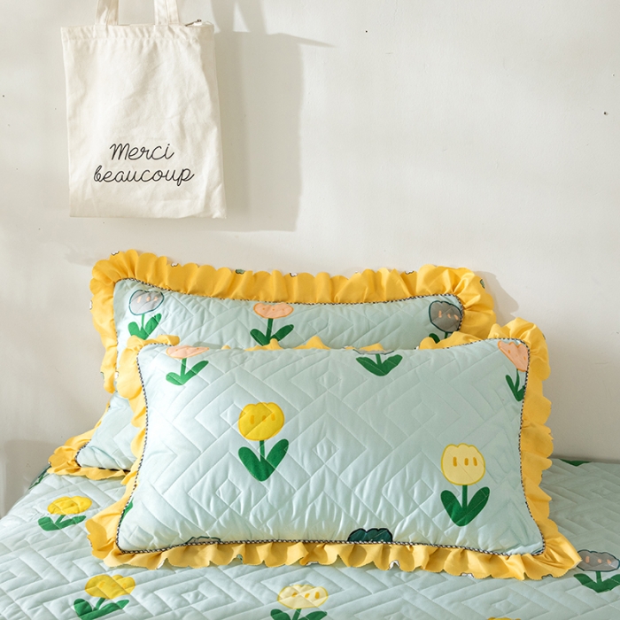 91家纺网 家纺一手货源 找家纺 纽缦 2020新款加厚磨毛夹棉床裙款四件套 梦想秀