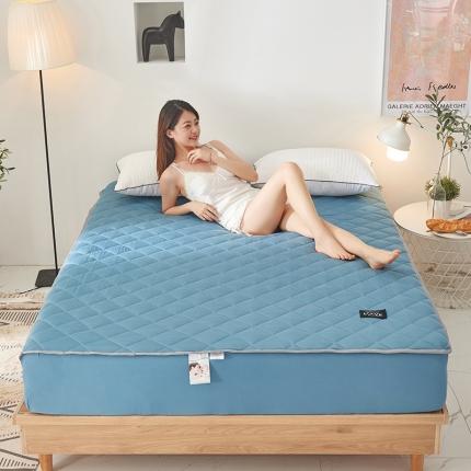 91家纺网 家纺一手货源 找家纺 （总）宅部落 2020针织棉纯加棉床笠夹棉床垫保护罩