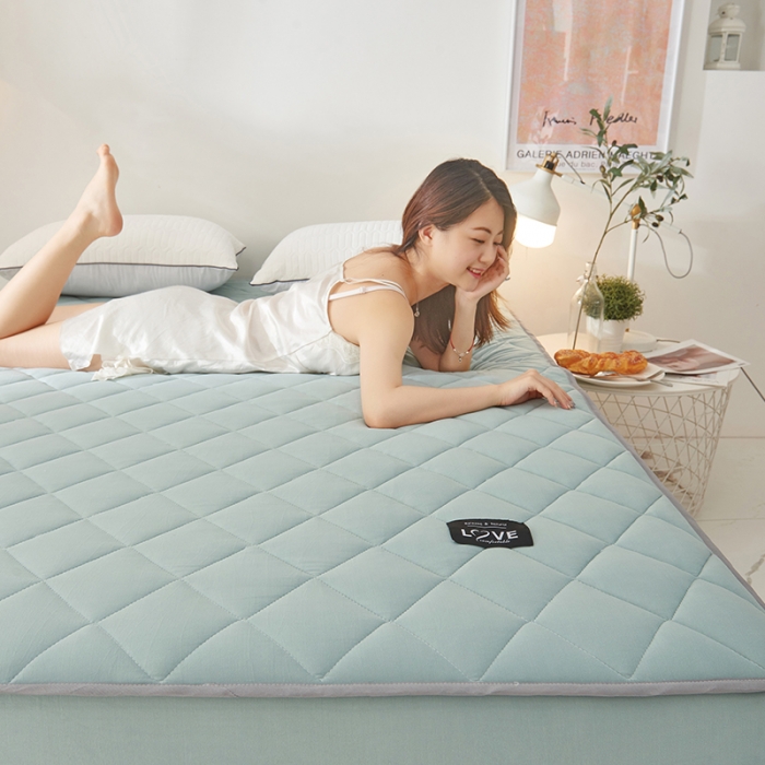 91家纺网 家纺一手货源 找家纺 （总）宅部落 2020针织棉纯加棉床笠夹棉床垫保护罩