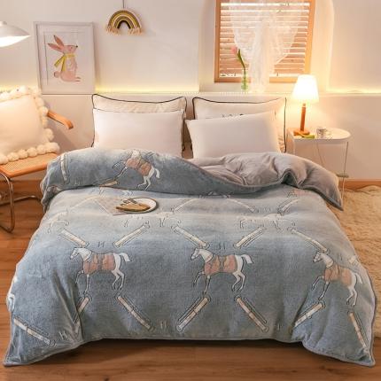 91家纺网 家纺一手货源 找家纺 （总）甜之梦 2025新款310g雪花绒单品包边被套