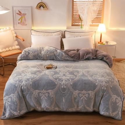 91家纺网 家纺一手货源 找家纺 （总）甜之梦 2025新款310g雪花绒单品包边被套