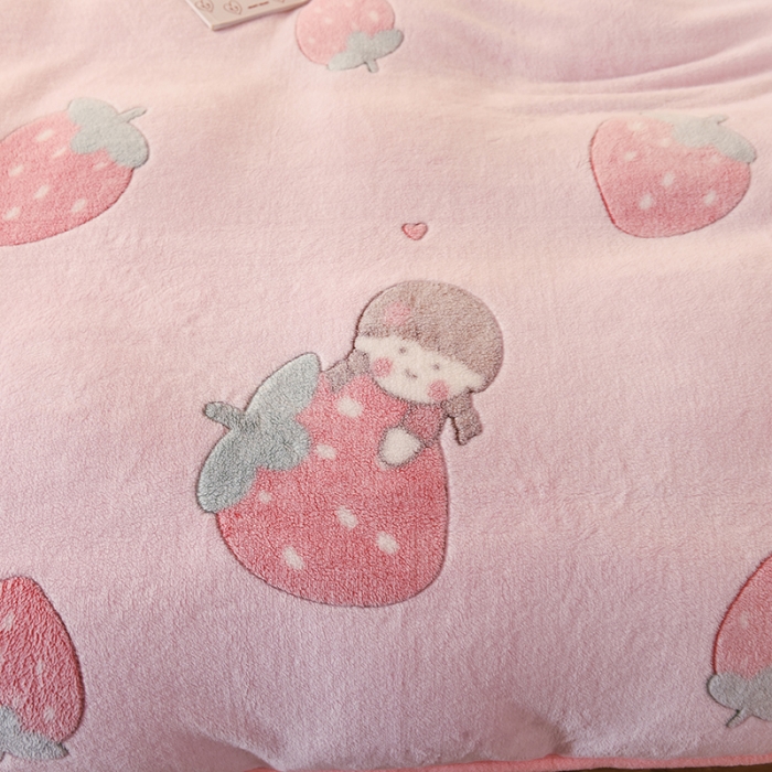 91家纺网 家纺一手货源 找家纺 （总）甜之梦 2025新款310g雪花绒单品包边被套