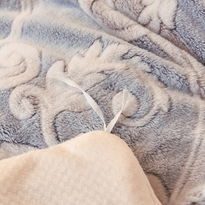 91家纺网 家纺一手货源 找家纺 甜之梦 2025新款310g雪花绒单品包边被套 欧式经典