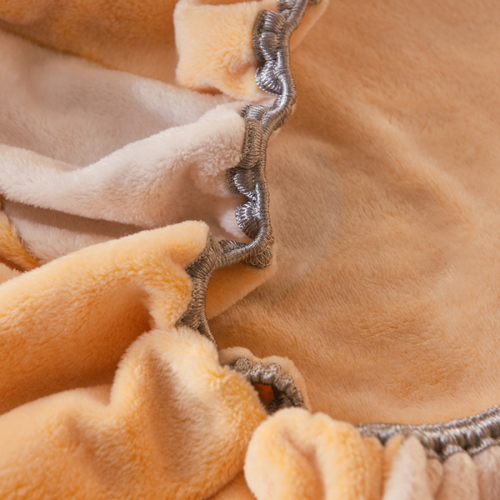 91家纺网 家纺一手货源 找家纺 甜之梦 2025新款310g雪花绒单品床笠 爱心圈