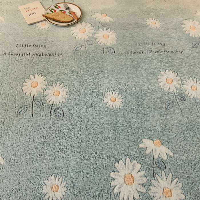 91家纺网 家纺一手货源 找家纺 甜之梦 2025新款310g雪花绒单品床笠 浅绿之花